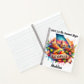 ジョージアの風景を発見す鮮やかる ノートブック (内部)