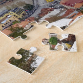 ジョージアの首都トビリシのパノラマ ジグソーパズル (側面)