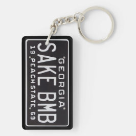 ジョージアの1969年のヴィンテージのナンバープレートKeychain C1 キーホルダー