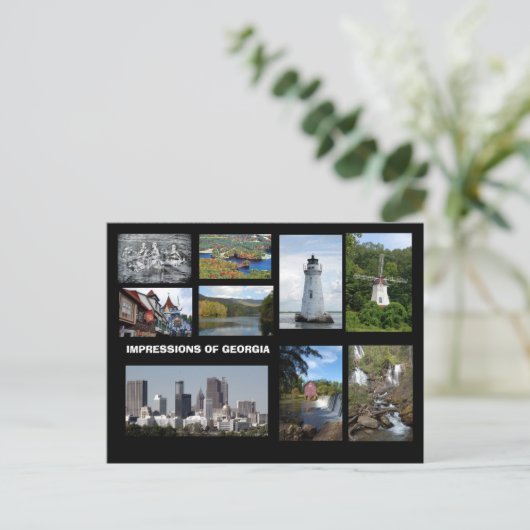 ジョージアはがきの印象 ポストカード (スタンド正面)