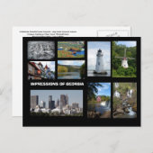 ジョージアはがきの印象 ポストカード (正面/裏面)