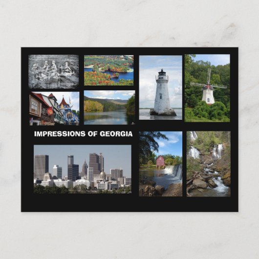 ジョージアはがきの印象 ポストカード (正面)