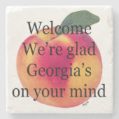 ジョージアは心の中で ストーンコースター (正面)