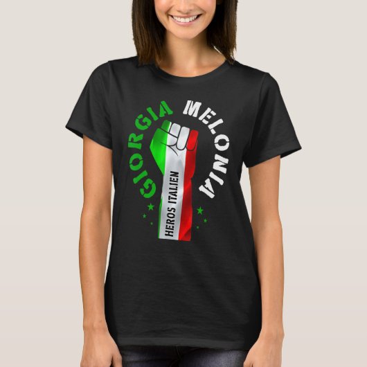 ジョージアイタリアンメローニヒーロー女性 Tシャツ (正面)