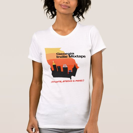 ジョージアインディミクテープリンガーTシャツ Tシャツ (正面)