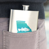 ジョージアウェーブ魚釣り フラスク (インサイチュ)