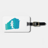 ジョージアウェーブ魚釣り ラゲッジタグ (正面横)