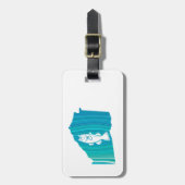 ジョージアウェーブ魚釣り ラゲッジタグ (正面縦)