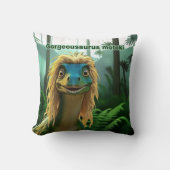 ジョージアウサウルスブロンド恐竜 クッション (正面)