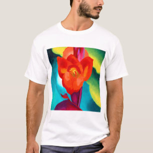 ジョージアオキーフレッドカンナ Tシャツ