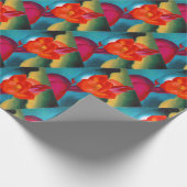 ジョージアオキーフ1919レッドカンナ ラッピングペーパー (角)