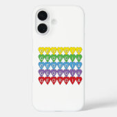 ジョージアカラフルハート Case-Mate iPhoneケース (裏面)