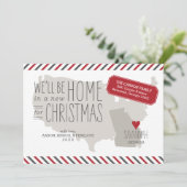 ジョージアクリスマス引っ越しアナウンスホリデーカード シーズンカード (スタンド正面)