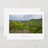 ジョージアコーシーズマウンテンズランドスケープ自然 ポストカード (正面/裏面)