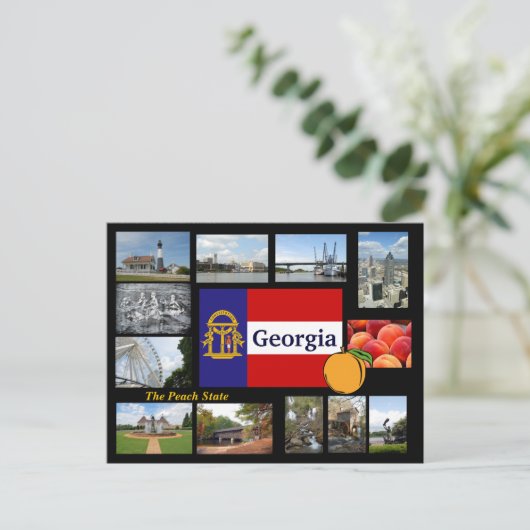 ジョージアザピーチ州はがき ポストカード (スタンド正面)