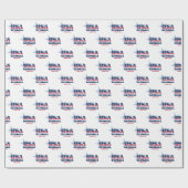 ジョージアスターズアンドストライプズ州 ラッピングペーパー (フラット)