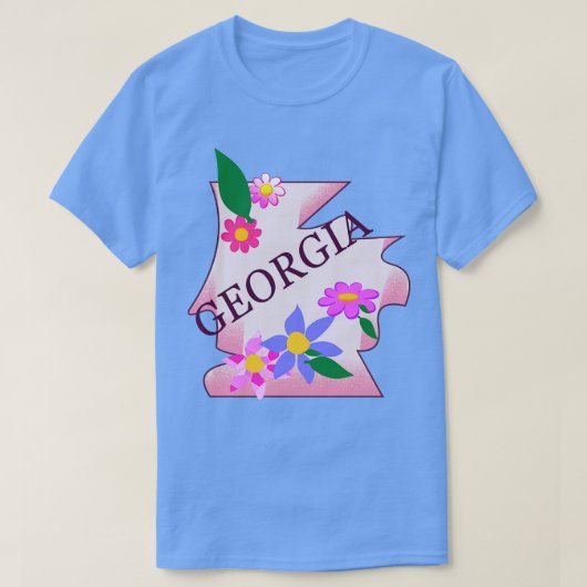ジョージアスフローラアートTシャツ Tシャツ (デザイン正面)
