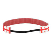 ジョージアスリップまたは滑ること州旗付きノンヘッドバンド アスレチックヘッドバンド (裏面)