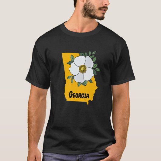ジョージアチェロキーバラ Tシャツ (正面)