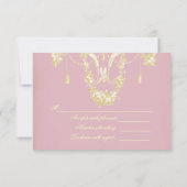 ジョージアナ（ペオニーピンク） ぜひご参加ください 招待状 (裏面)