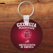 ジョージアピーチ州 キーホルダー (正面)