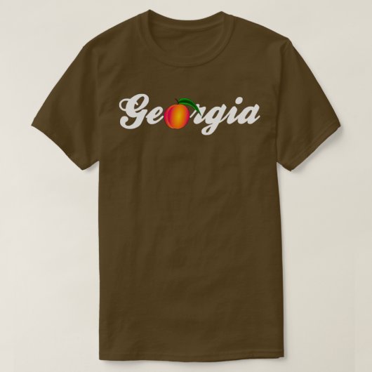 ジョージアピーチ州 Tシャツ (デザイン正面)