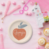 ジョージアピーチ ペーパープレート (パーティー)