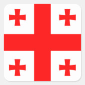 ジョージアフラグ スクエアシール (正面)