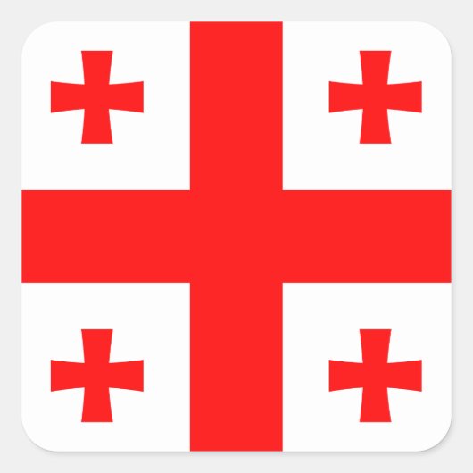 ジョージアフラグ スクエアシール (正面)
