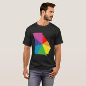 ジョージアプライド。アングル付き。 Tシャツ (正面フル)