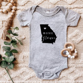 ジョージアホームグロウン州ティー ベビーボディスーツ