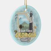ジョージアライトハウス セラミックオーナメント (右)