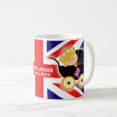 ジョージアレキサンダールイSouvenir王子のマグ コーヒーマグカップ (正面右)