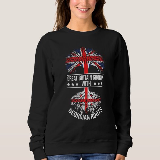 ジョージアンルーツ移民素晴らしイギリスGe スウェットシャツ (正面)