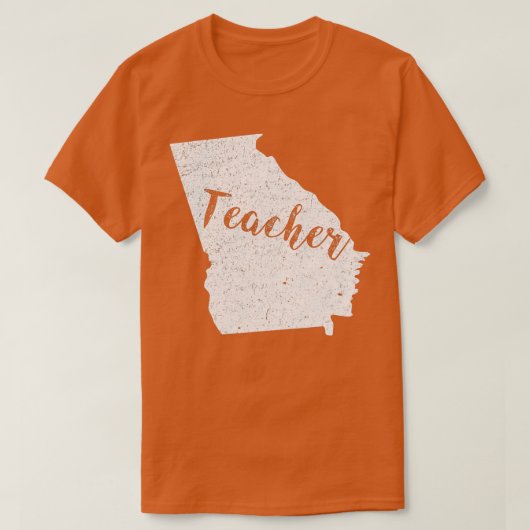 ジョージアヴィンテージホーム州先生チームウィメンズ Tシャツ (デザイン正面)