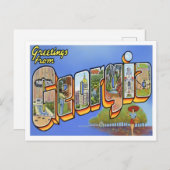 ジョージアヴィンテージ大文字葉書 ポストカード (正面/裏面)