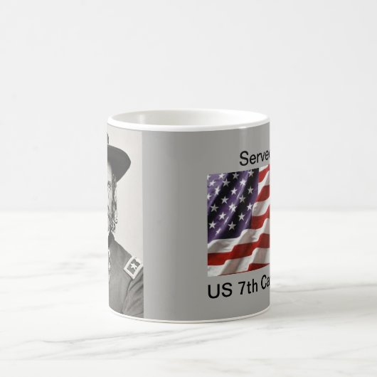 ジョージアームストロングCuster大将の第7騎兵隊は襲います コーヒーマグカップ (中央)