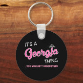 ジョージア人には分からない事だ キーホルダー (正面)