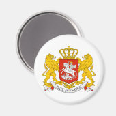 ジョージア公式コートオブアームズ紋章 マグネット (正面/裏面)