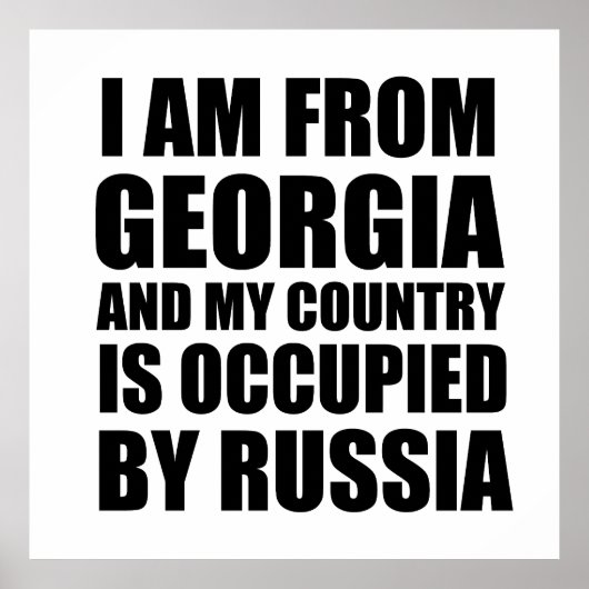 ジョージア出身 ポスター (正面)