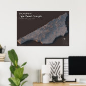 ジョージア北東部の山々 ポスター (ホームオフィス)