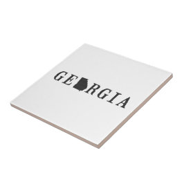 ジョージア名(州字付き) タイル