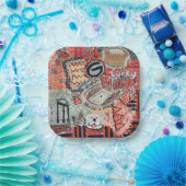 ジョージア国境 ペーパープレート (パーティー)