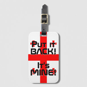 ジョージア国旗おもしろい国 ラゲッジタグ