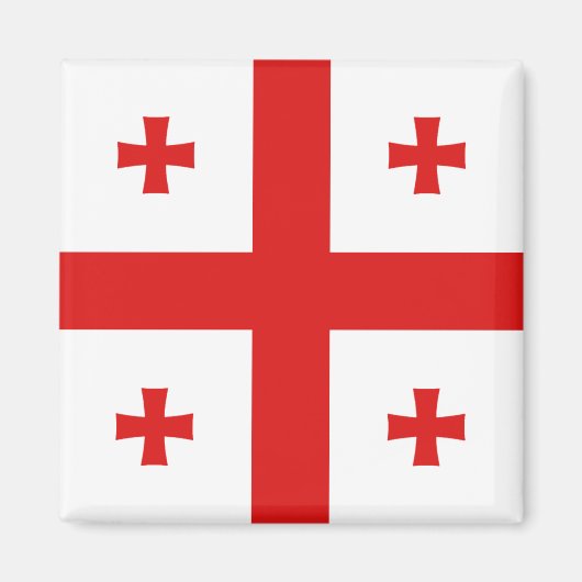 ジョージア国旗のマグネット マグネット (正面)