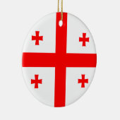 ジョージア国旗 セラミックオーナメント (右)