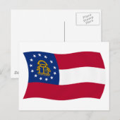 ジョージア国旗 ポストカード (正面/裏面)