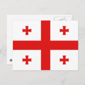 ジョージア国旗 ポストカード (正面/裏面)