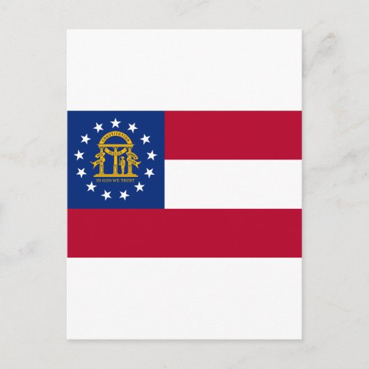 ジョージア国旗 ポストカード (正面)