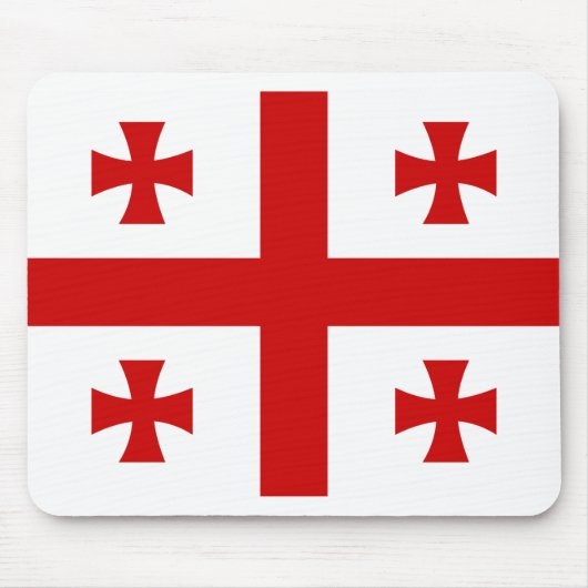 ジョージア国旗 マウスパッド (正面)